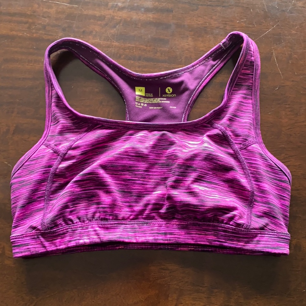 Pink Sports Bra
